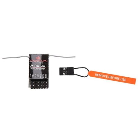 Spektrum AR6100 DSM2 RC-mottaker 2.4GHz 6-kanals 6CH for Spektrum JR DX6I DX7 DX8 DSX6 DSX7 for helikopter og fly