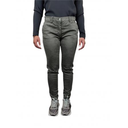 Mason's Pantalon petits ronds irreguliers Newyork 4Pnt3R053B-Ce11S33-738 Grå, Dame Chinos