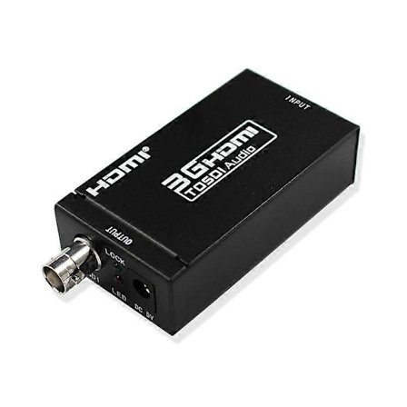 1080P HDMI till SDI Konverter Adapter Koaxialkabel Video Audio HDMI-WELLNGS