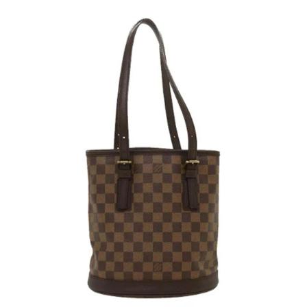 Louis Vuitton Vintage, Pre-owned Bucket Bag Bruin, Dames, Maat:ONE Size,leer