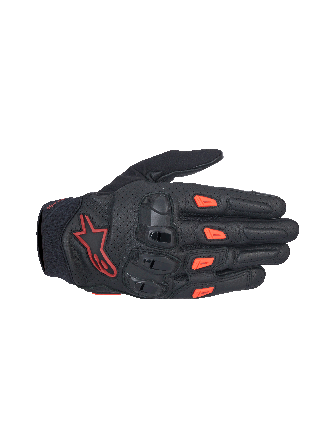 MP-Hanskat Alpinestars SP X 7 Musta/Tummanpunainen S