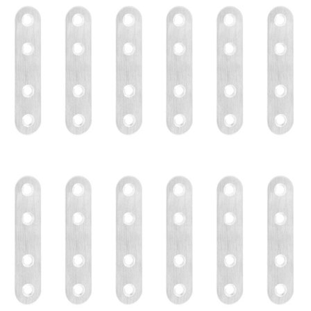 12 STK Rette braketter Brakett Flate hjørnebraketter