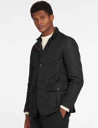 Barbour Barbour Quilted Lutz - Black - L