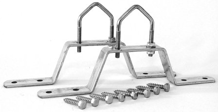 Televes VF-210 Veggfeste 75 mm, for Ø30-50 mm rør, Antenneutstyr