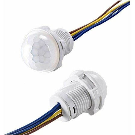 LED Downlight Pir100v-240v Infraröd Rörelsesensor Ljusbrytare