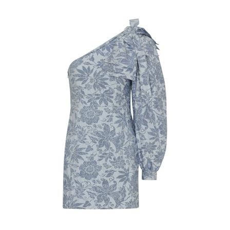 Custommade, Kanya Dress Blauw, Dames, Maat:M