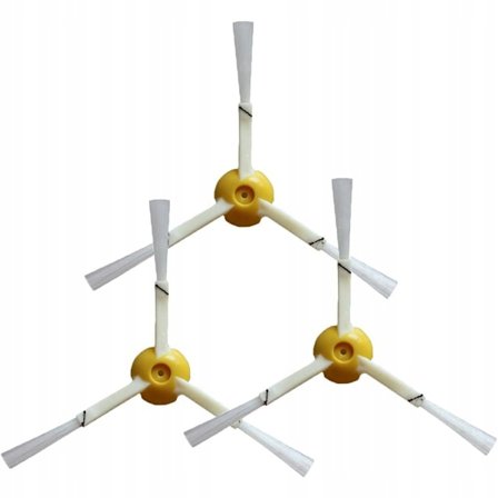 Roomba Sivuharja 800/900 ProPack – 3X Harja Ruuvilla | 6-Sakarainen | Varaosa IRobot 860, 960, 980 varten