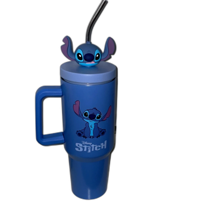 Disney Stitch Termosmugg med Sugrör