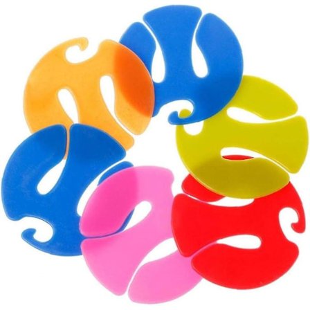 Set med 60 stk sokkeholdere for vaskemaskin vaskelinjer eller oppbevaringsplast -ys