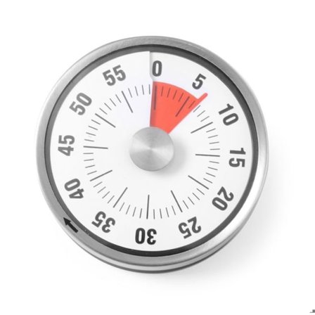 Analog köks timer 80x(H)30 mm - Hendi