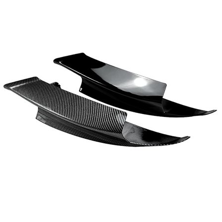 For 3 Series E90 E91 E92 E93 M3 2006-2013 Frontkofanger Læbe Vinkel Diffuser Splitter Spoiler Beskytter Blank Sort