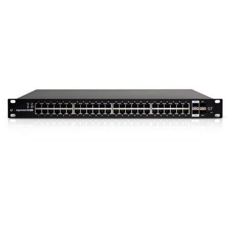Ubiquiti EdgeSwitch 48 / 48 Gigabit RJ45 Ports / 2 SFP+ Ports / 2 SFP Ports / 500W / PoE+ / ES-48-500W