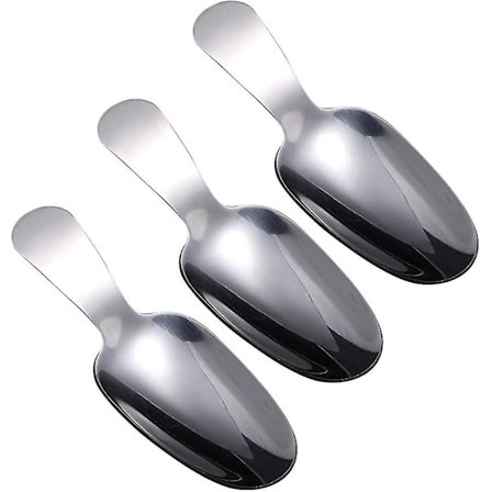 3 stk. rustfri stål ske puslespil teske kaffekande omrøring teske KSL