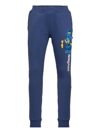 Lwparker 705 - Sweatpants Joggebukser Pysjbukser Blå LEGO Kidswear*Betinget Tilbud