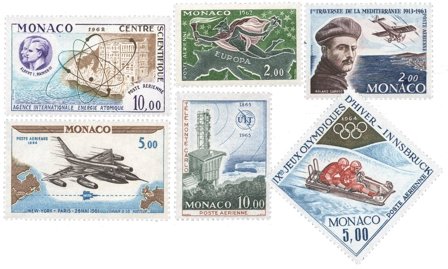 Monaco 1962-1965 - YT PA 79-84 - Postfrisk