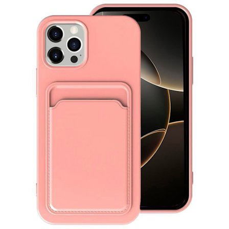 iPhone 16 Pro - Genomtänkt Floveme Skal med Korthållare