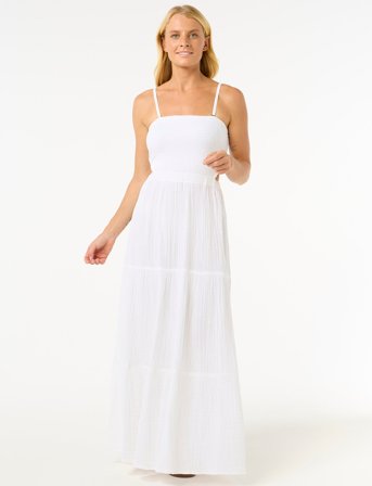 Rip Curl Premium Surf Maxi Dress - White - XL