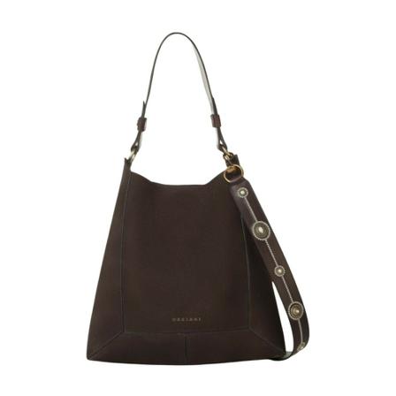Orciani, Handbags Bruin, Dames, Maat:ONE Size,nubuck