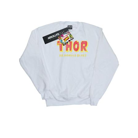 Marvel Dam/Kvinnor Thor AKA Dr Donald Blake Sweatshirt XL Vit White XL