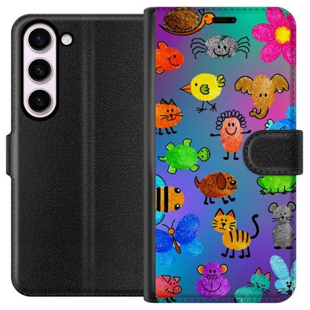Yhteensopiva Lompakkokotelo Samsung Galaxy S23 Little Scribble Friends