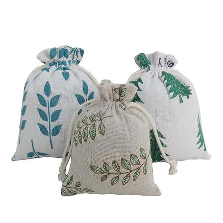 6 kpl Tuoksuvaa Täyspussia Puuvillaa Ja Pellavaa Vetoketjulla Varustettua Pientä Pussin Pussin Korupussia Lahjapussia Etnistä Tyyliä Pieni Kangaspussi