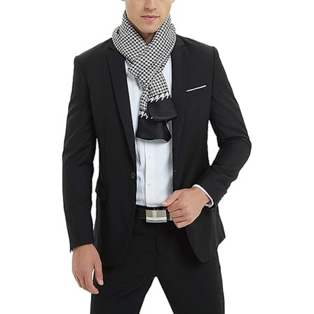 Rayon tyndt tørklæde til mænd, dobbeltlags rayon tørklæde, afslappet forretningstørklæde til efterår og vinter, silketørklæde til mænd, gave