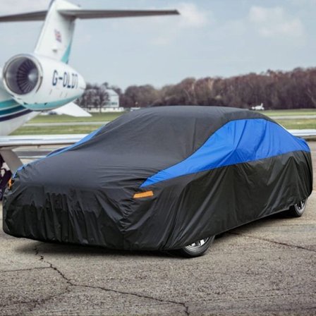 Biltrekk for biler, vanntett for alle værforhold, universell passform sedan Ford Mustang, Chevy Camaro/Malibu, Kia Optima, Hyundai Sonata, Nissan 