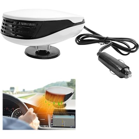 Bildevarmer, 2 i 1 12V Varmer, 120W Bærbar Auto Oppvarming/Kjøling