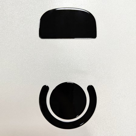 Museskøyter i glass Glide Føtter Museføtter Klistremerke for G Pro