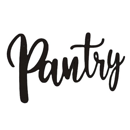 Skafferi skylt skafferi metall väggdekor för hem kök restaurang C