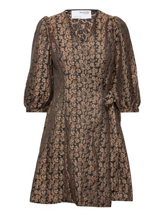 Slfsiv 3/4 Short Dress Ex Patterned Selected Femme