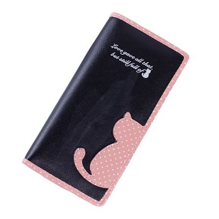 Dame Dame Lommebok Pengeveske SVART