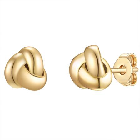 Trilani Earrings Gul, Dame Øreringe, Størrelse: ONE Size
