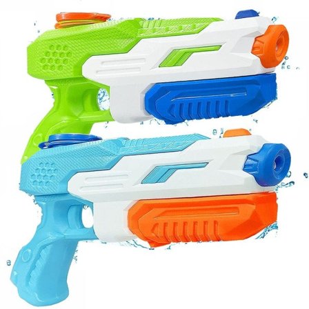 2 PCS Vatten Gevär Seaside Natatorium Square Drifting Vatten Pistol