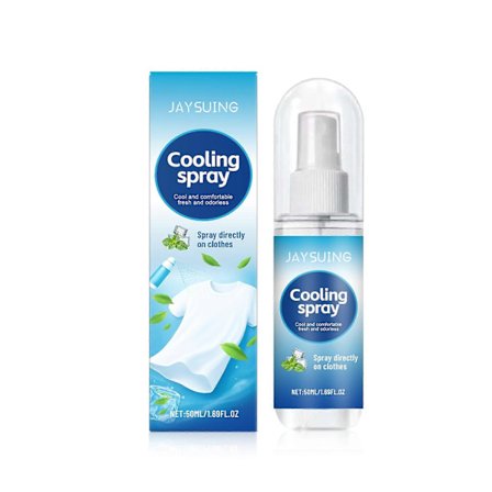 Kølende Spray Sommer til Varmt Vejr, Mint Cool Spray, Ice Spray Sport Cold Spray, Fugtgivende Kølende Mist, Kølende Spray til Ansigt og Krop, Lang La
