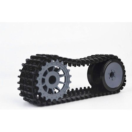 1 Setti DIY Robotti Tela-ajoneuvon Telaketjut Vaihdesarjalla Kauko-ohjattava Tankkimalli Pyörät RC-Tankin Korjaus Varaosille
