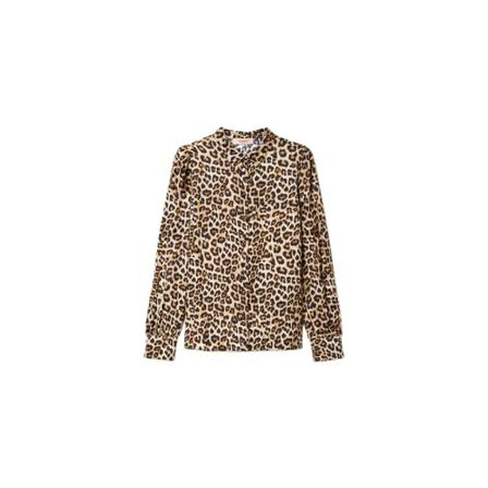 Twinset Animalian satin shirt Art. , Beige , Dames , Maat: M