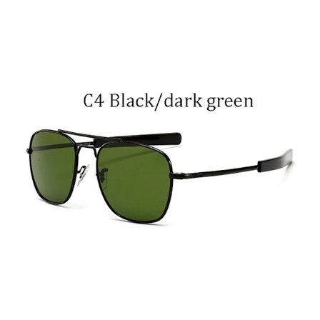 2021 Nya Mode Pilot Solglasögon Herr Märkes Designer Amerikansk Armé Militär Optisk AO Solglasögon Oculos de sol