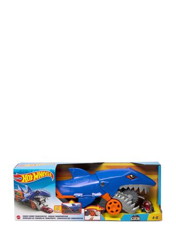 Hw Shark Chomp Transport Toys Toy Cars & Vehicles Toy Cars Sininen Hot Wheels