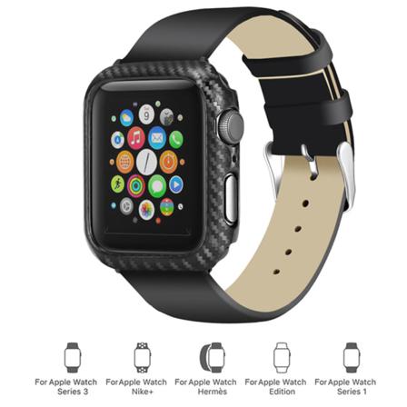 Ultratunt Stilsäkert Skal - Iwatch 1/2/3 Svart 38mm