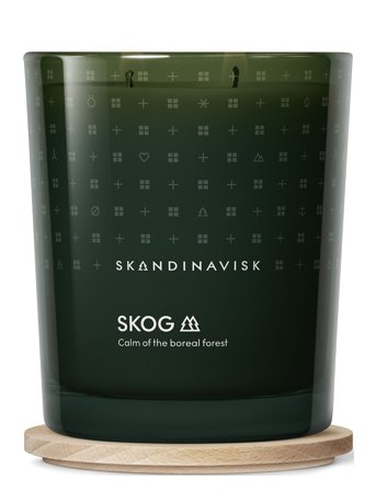 Skandinavisk Skog 2-Wick Scented Candle 350G - Green - 350 g