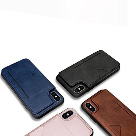 iPhone X/XS - Skal med Kortfack (HANMAN)