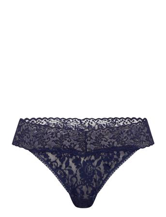 Thong Original Signature Lace Blue Hanky Panky