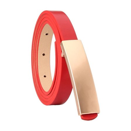 Kvinner Kvinnelige Dame Belter Tynt Belte RØDT