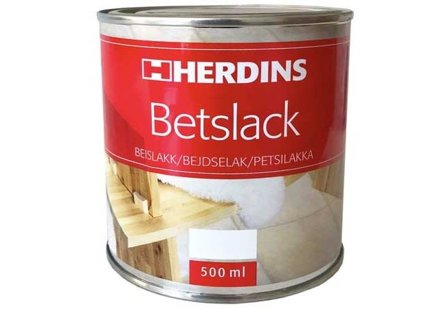 Herdins Betslack, 232601 , 0.5L, Halvmatt, Färg & tapeter