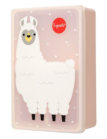 3 Sprouts | 3 Sprouts Madkasse I Silikone, Lama | 20.32X12.7X6.0CM