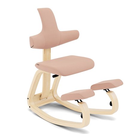 Varier Furniture Thatsit - Pink Polyester - Natural base