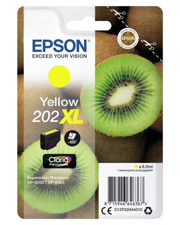 Epson 202XL - XL - gul - original - blekkpatron