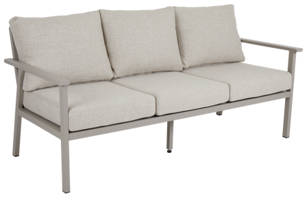 Brafab Samvaro High Soffa 3-sits Khaki/Sand, Utemöbler