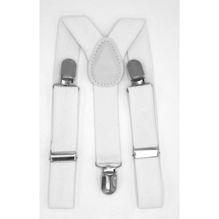 Selvspændende bælter i flere farver - børnestørrelse Hvid